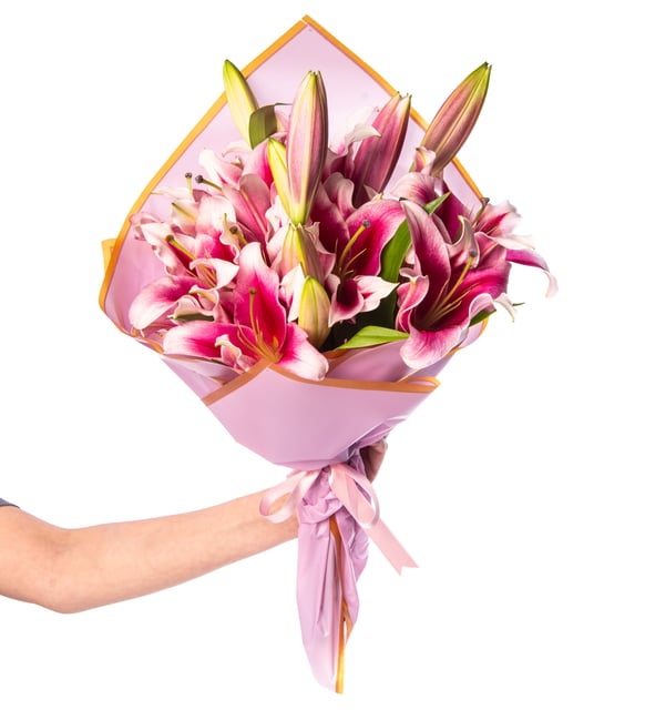 Lilyum Buketi - Ceylanpınar Çiçekçi